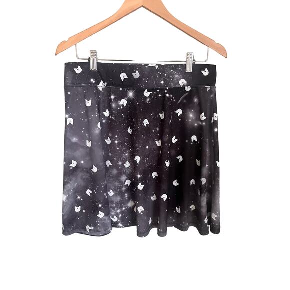 Hot Topic Sailor Moon Black and Gray Galaxy Luna Skirt Size XL - Picture 2 of 3